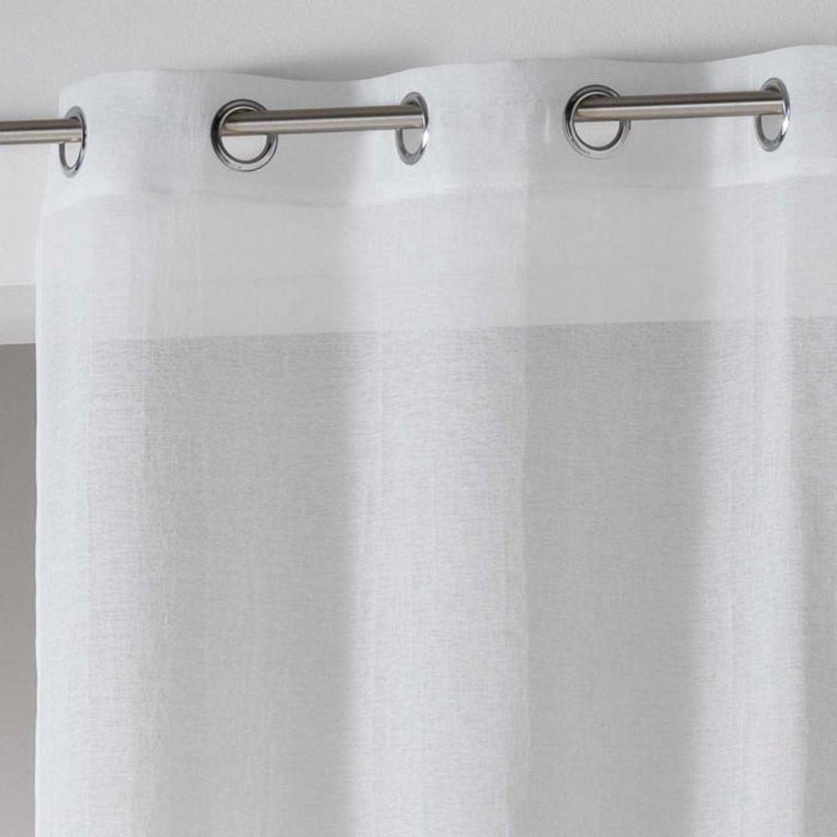 Paris Prix Rideau Voilage  Telma  140x280cm Blanc