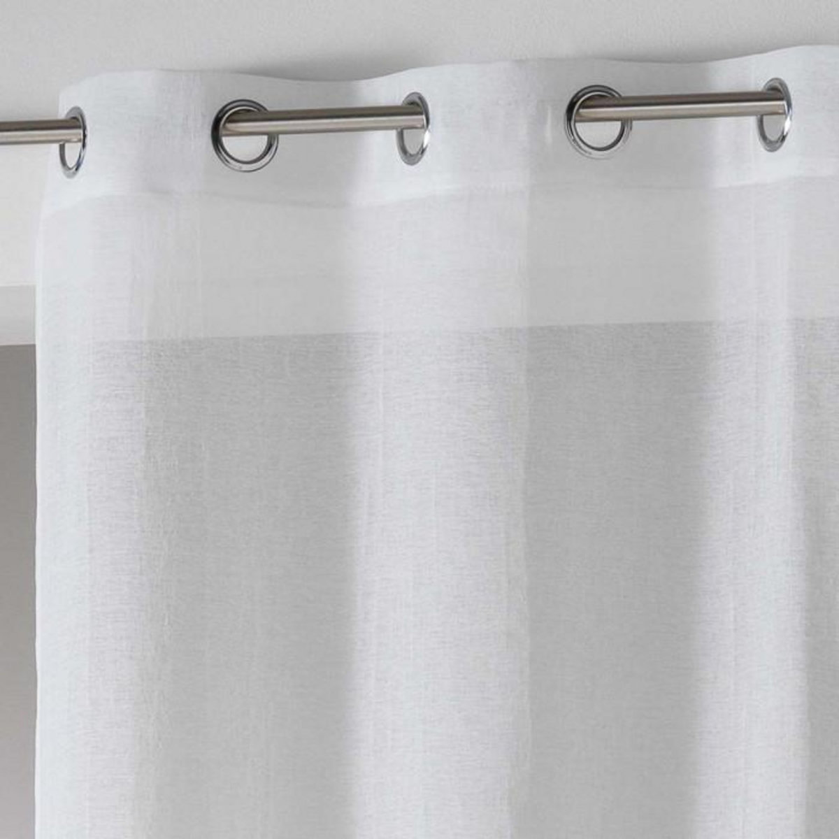 Paris Prix Rideau Voilage  Telma  140x280cm Blanc