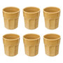 Voir la diapositive 1 : SECRET DE GOURMET Lot de 6 Mugs Design   Roma  30cl Jaune