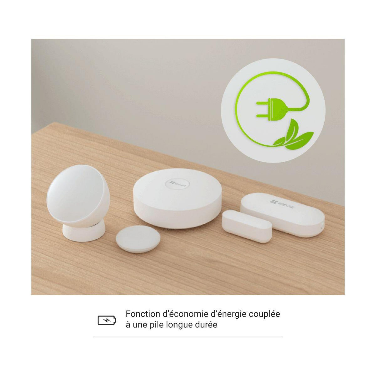 EZVIZ Alarme maison Kit Alarm 4 pdts - Compatible Matter