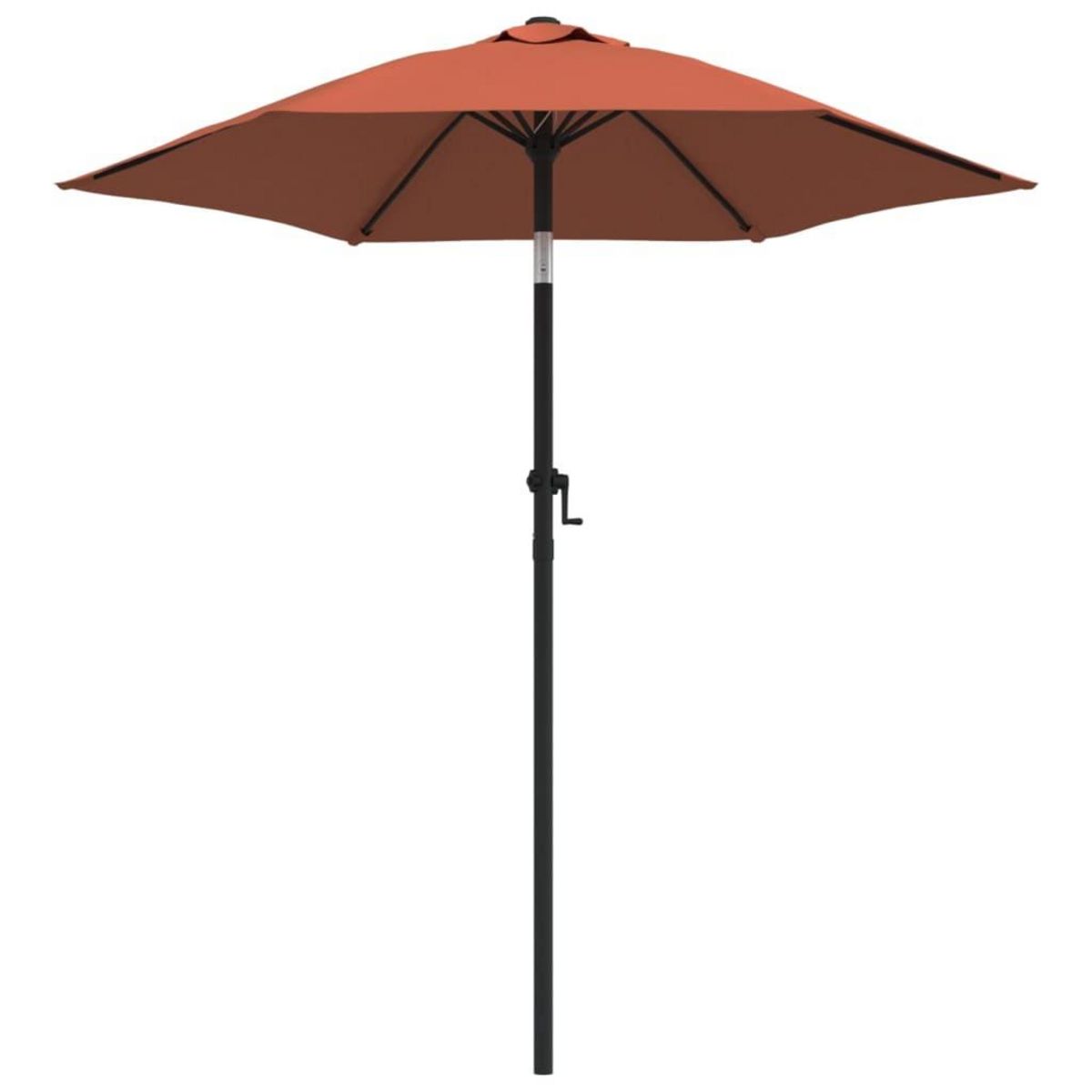 VIDAXL Parasol Terre cuite 200x224 cm Aluminium