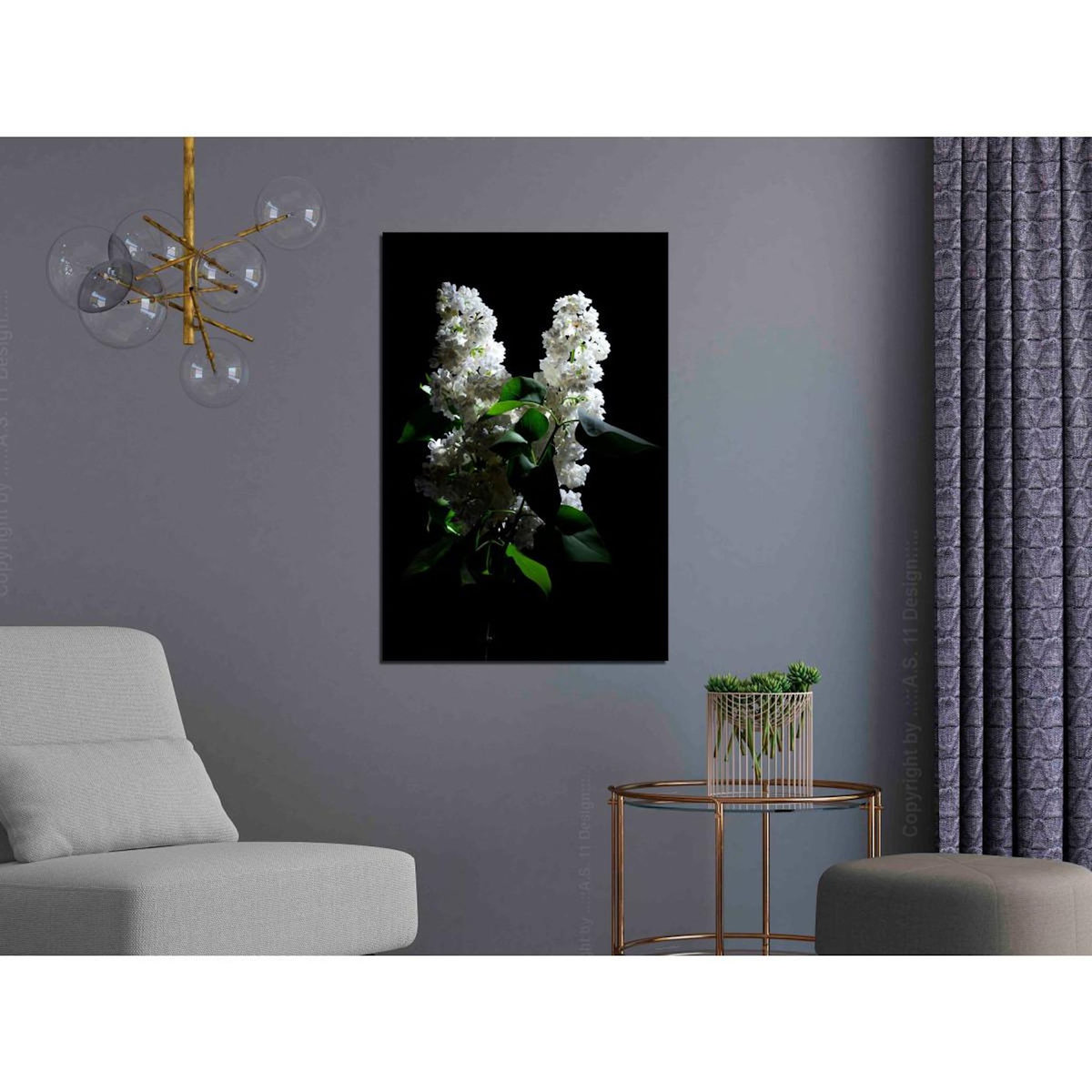 Paris Prix Tableau Imprimé  Lilacs at Night