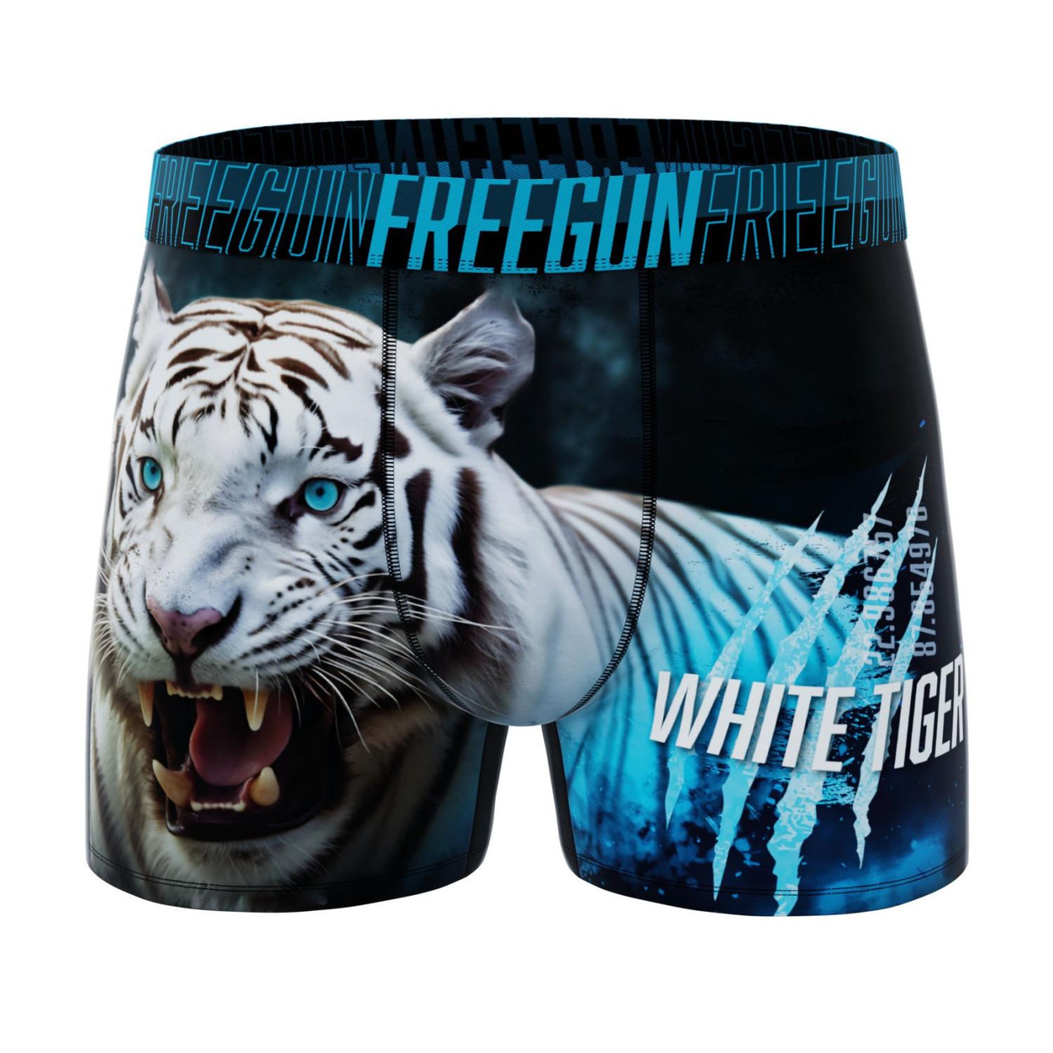 Voir la diapositive 6 : FREEGUN Lot de 4 boxers enfant Wild