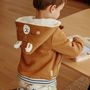 Voir la diapositive 4 : Petit Béguin Sweat à capuche zippé enfant en molleton Lamascotte