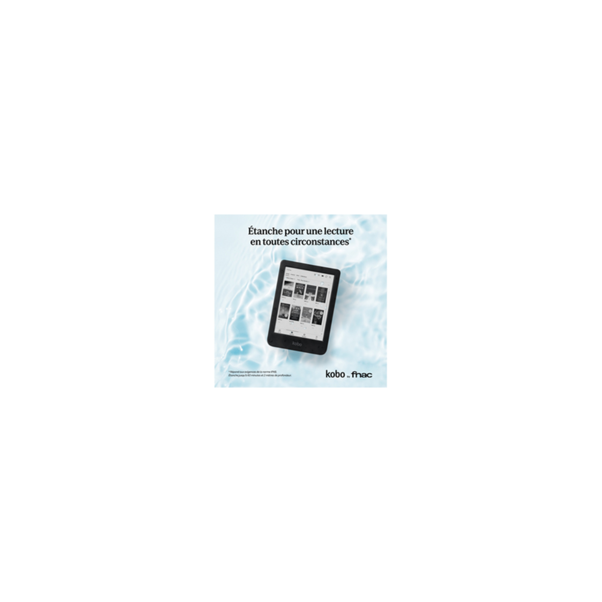 kobo Liseuse eBook Kobo Liseuse numerique Kobo by Fnac Clara BW 6 16 Go Noir