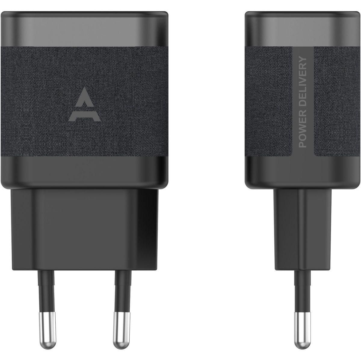 ADEQWAT Chargeur 30W PowerDelivery USB-C Noir