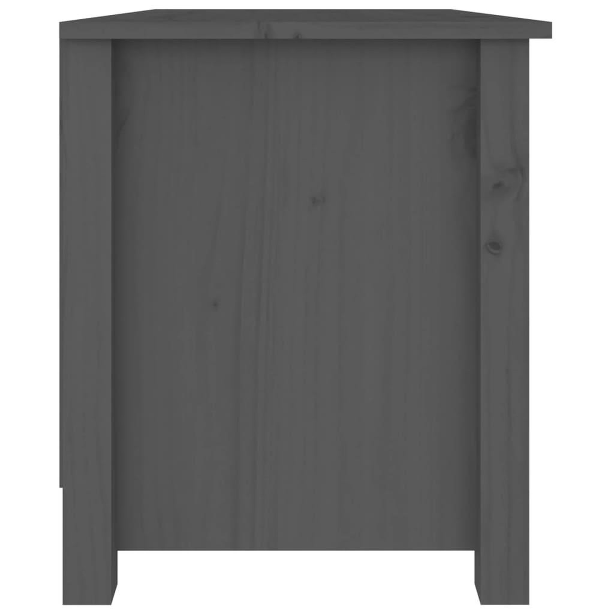 Voir la diapositive 4 : VIDAXL Banc a chaussures Gris 70x38x45,5 cm Bois de pin massif