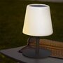 Voir la diapositive 4 : Lumisky Lampe de table solaire STANDY TINY Blanc Acier H25cm