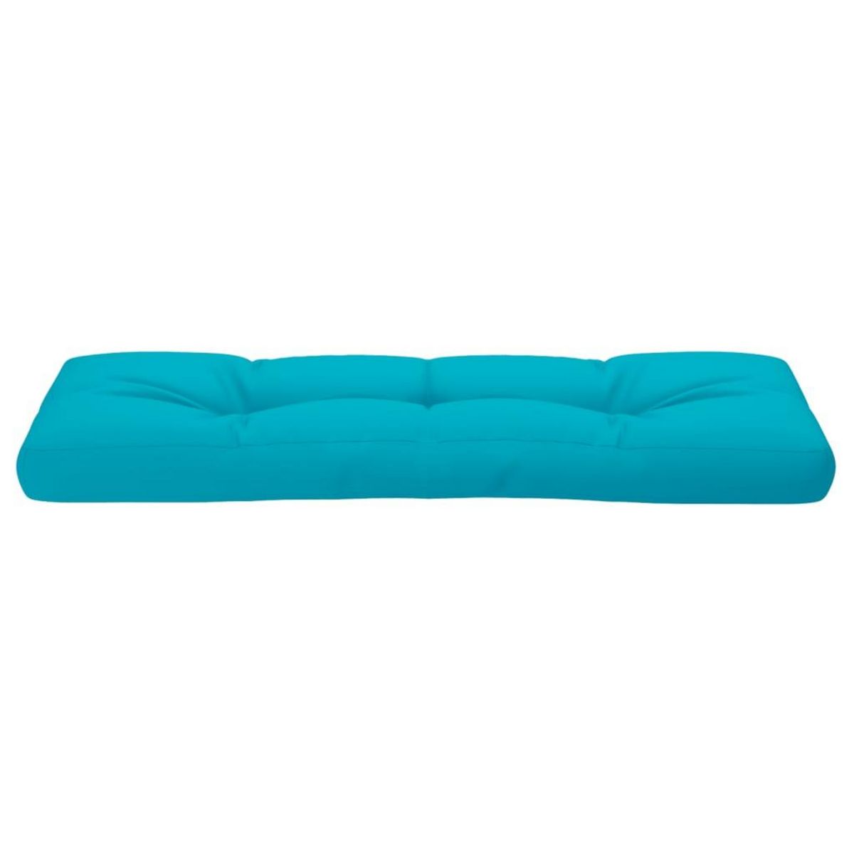 VIDAXL Coussin de palette turquoise 120x40x12 cm tissu