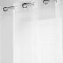 Voir la diapositive 2 : Paris Prix Rideau Voilage à Œillets  Ninon  140x240cm Blanc