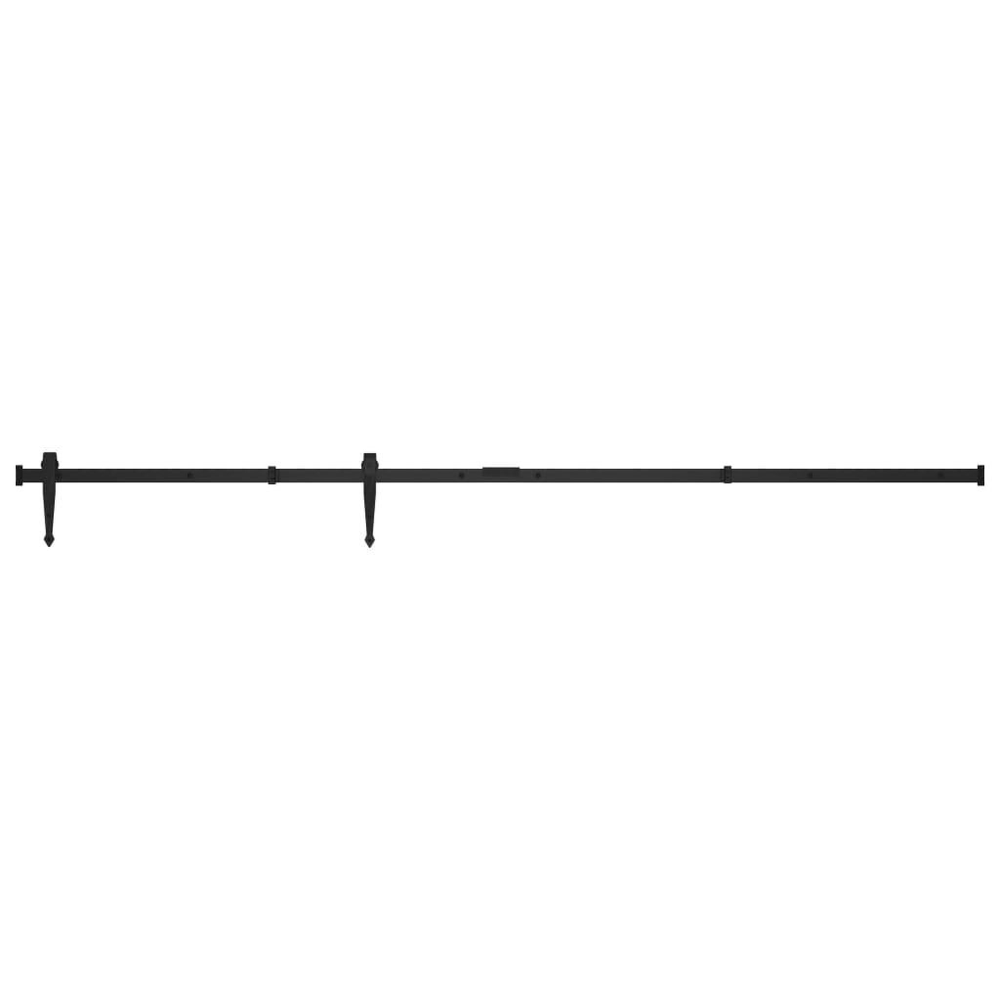 VIDAXL Kit mini de porte d'armoire coulissante Acier au carbone 200 cm