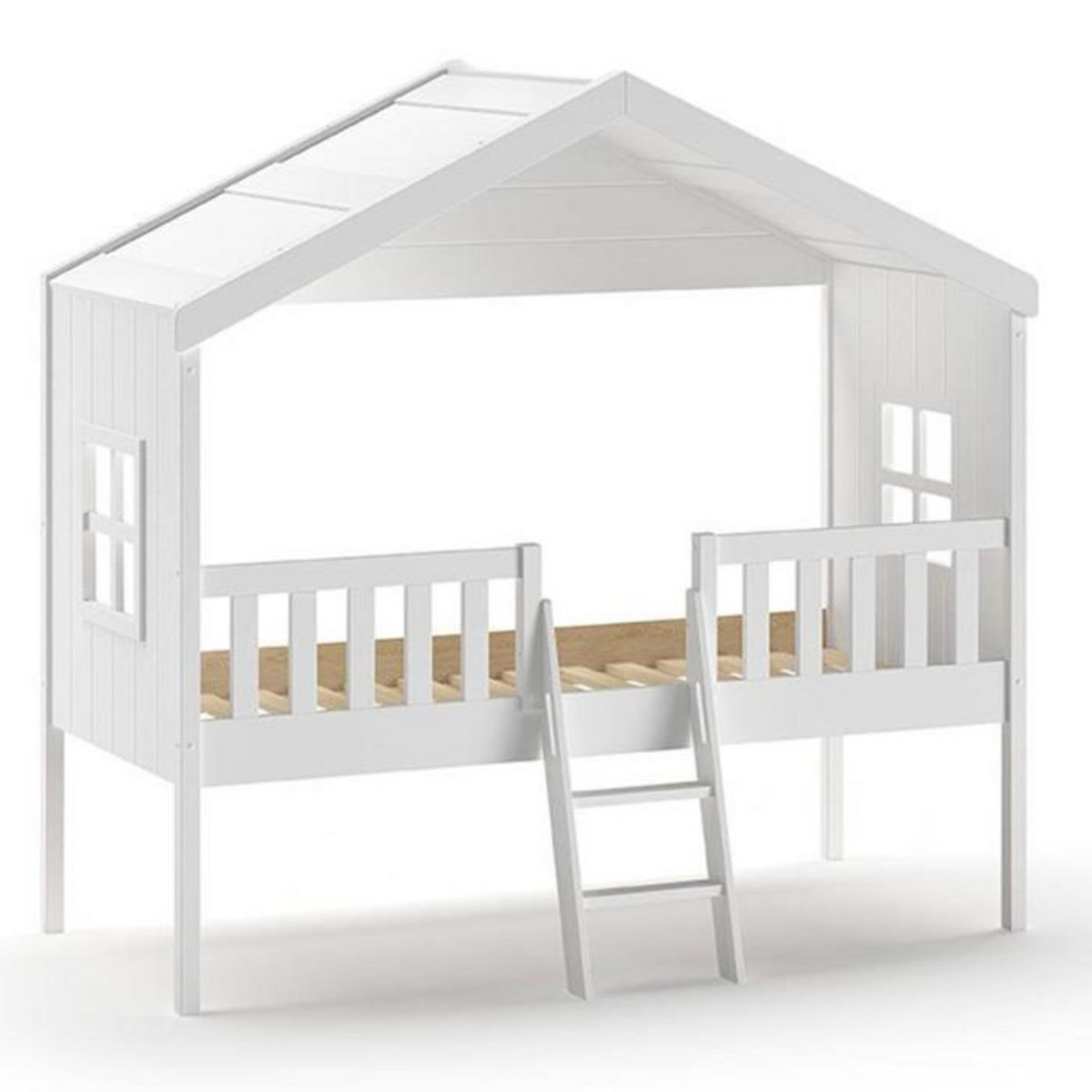 Paris Prix Lit Cabane Enfant  Housebed  90x200cm Blanc