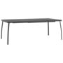 Voir la diapositive 2 : VIDAXL Table de jardin anthracite 200x100x72 cm Treillis d'acier