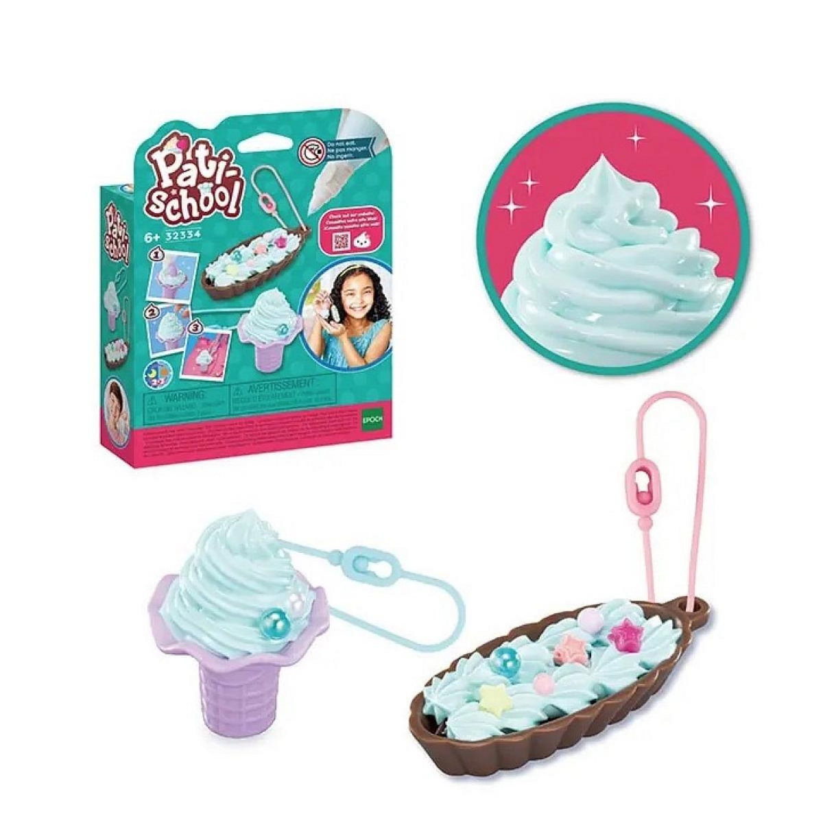 Aquabeads Pati-School Le kit de décoration Bleu