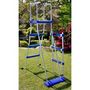 Voir la diapositive 3 : GRE Piscine hors sol acier ovale - Blanche - 6,34 x 3,99 x H 1,32 m - ATLANTIS