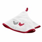 Paris Prix Essuie-Main en Éponge  Suzette  60cm Blanc