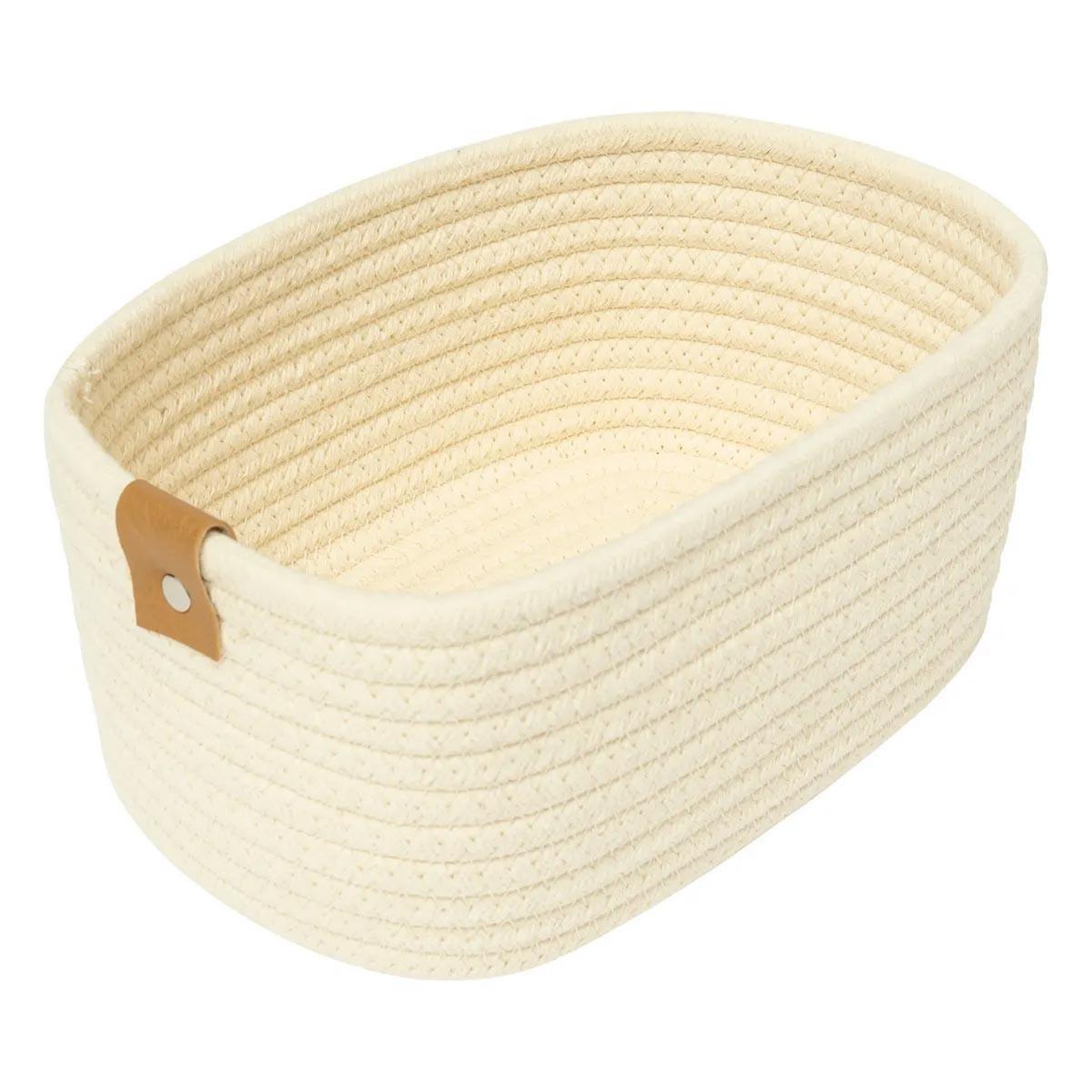 Voir la diapositive 3 : FIVE Lot de 3 paniers de rangement  duo  35cm ivoire