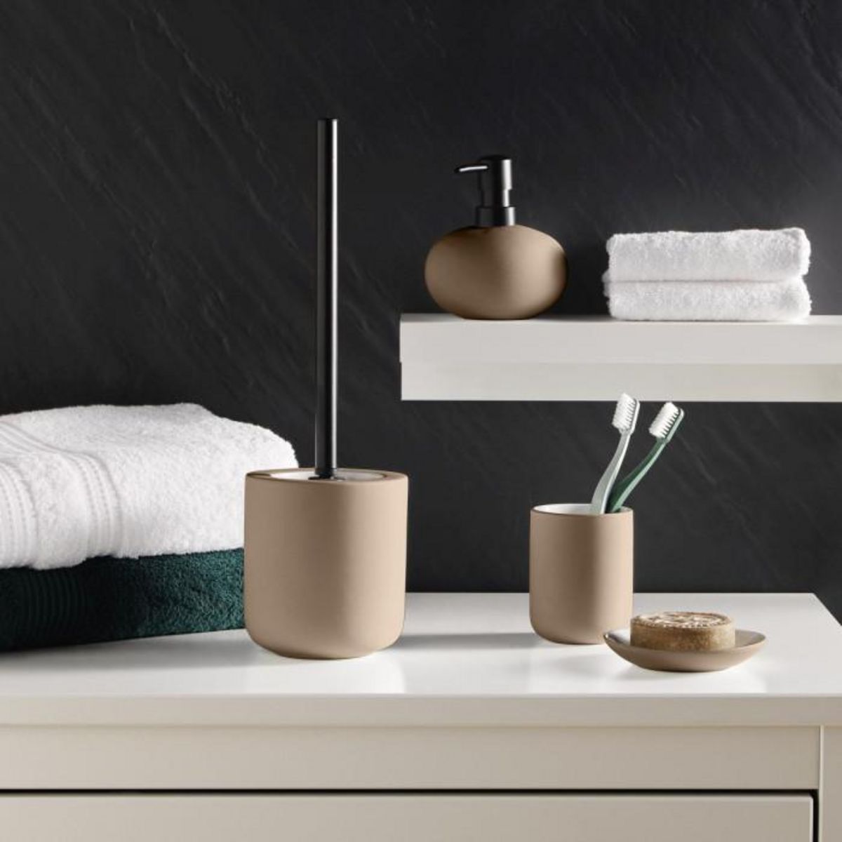 Paris Prix Distributeur de Savon  Mambo  12cm Sable