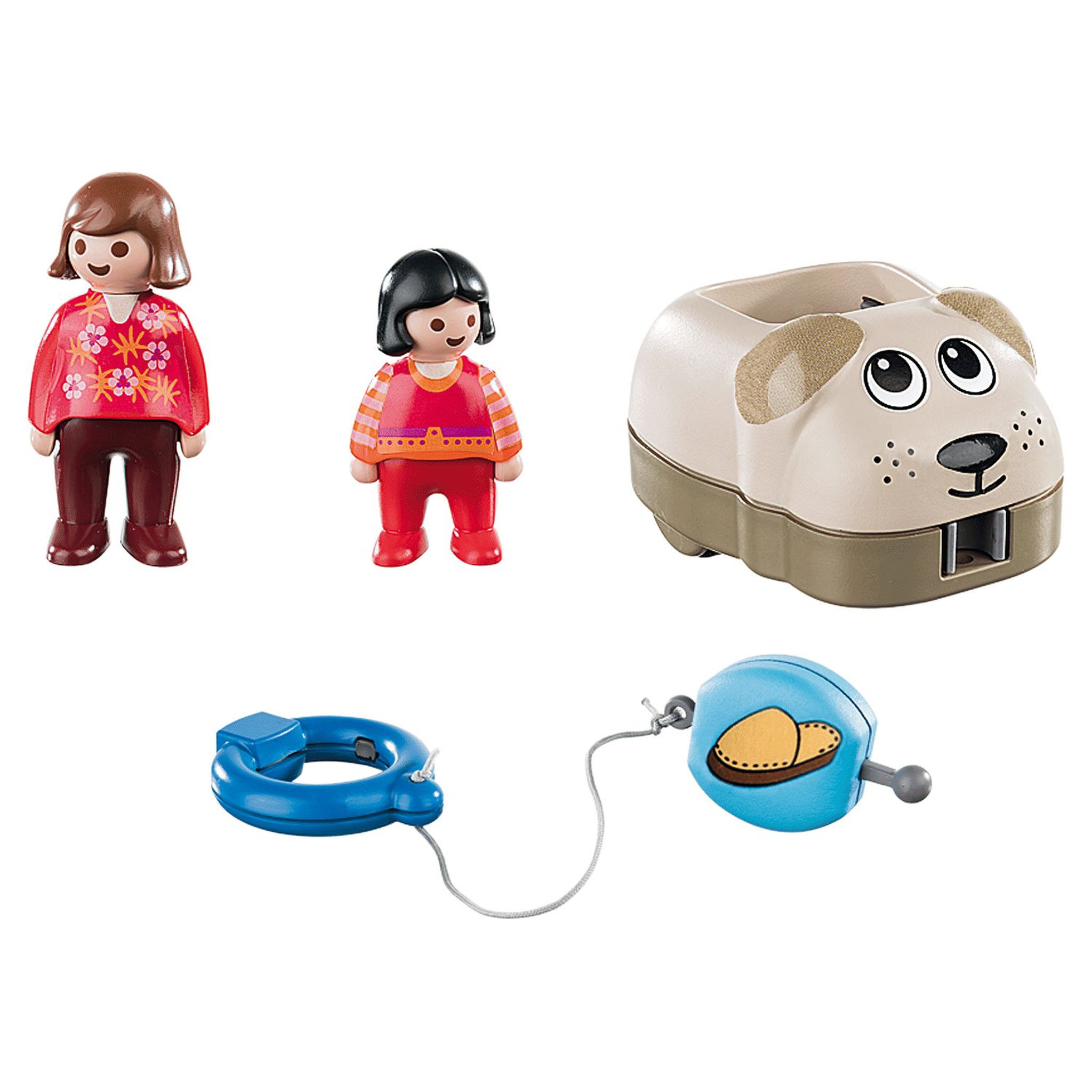 Voir la diapositive 2 : PLAYMOBIL 70406 - 1.2.3 - Wagon chien
