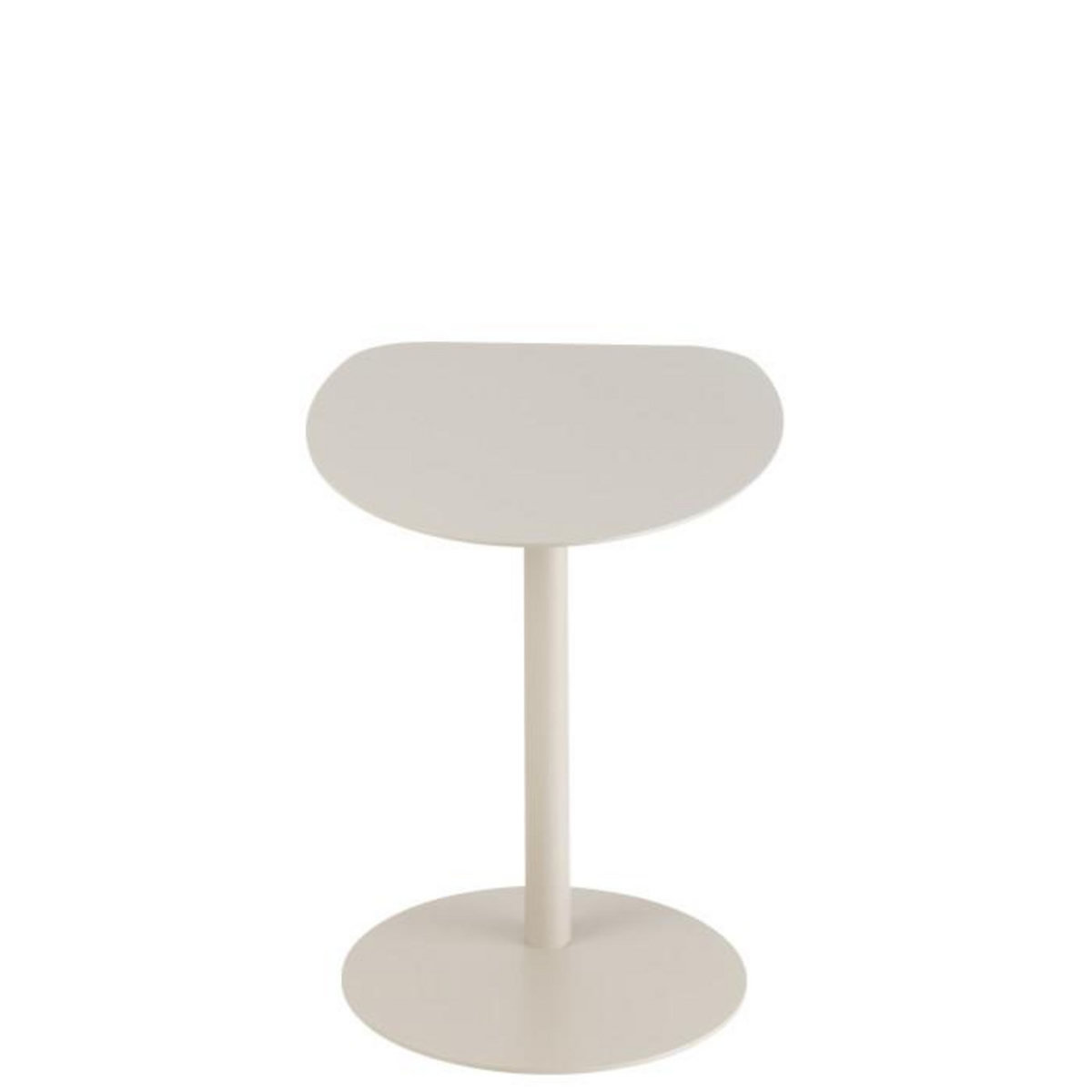 Paris Prix Table d'Appoint en Métal  Ice  55cm Gris