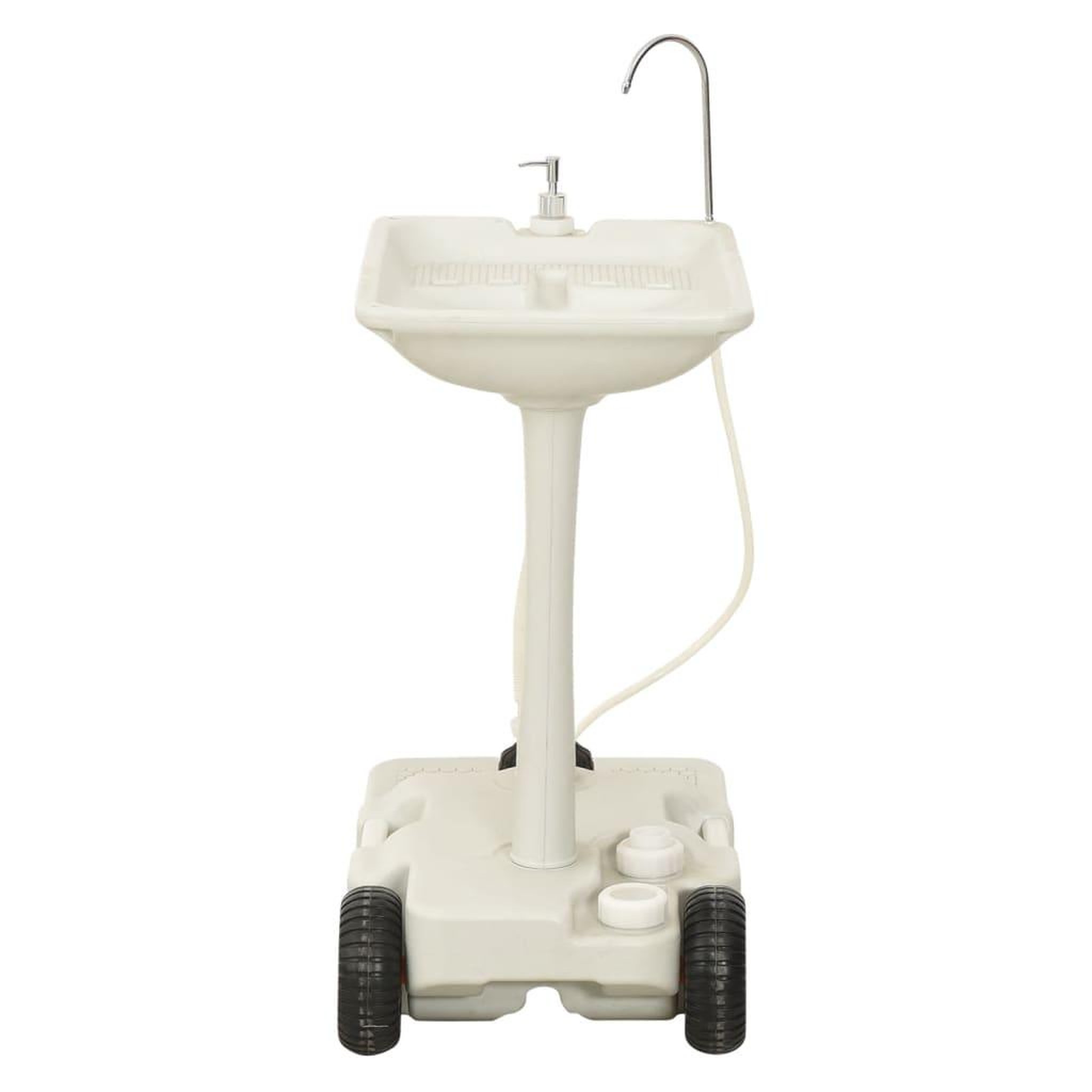 Voir la diapositive 4 : VIDAXL Ensemble de toilette support de lavage des mains reservoir eau