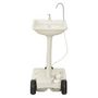 Voir la diapositive 4 : VIDAXL Ensemble de toilette support de lavage des mains reservoir eau
