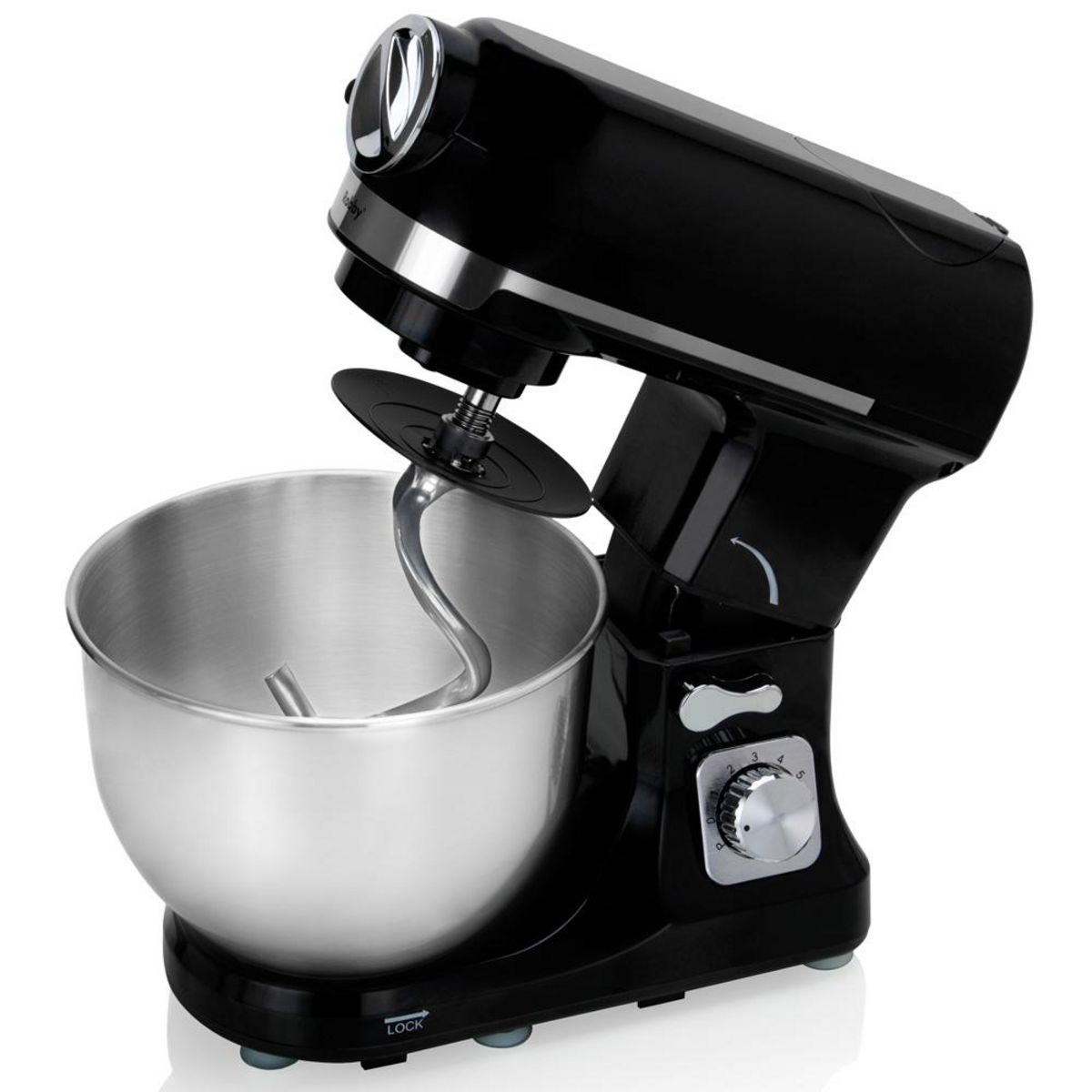 Robby Robot multifonctions 5l 1000w noir avec hachoir et blender 1,5l en verre - robimix noir