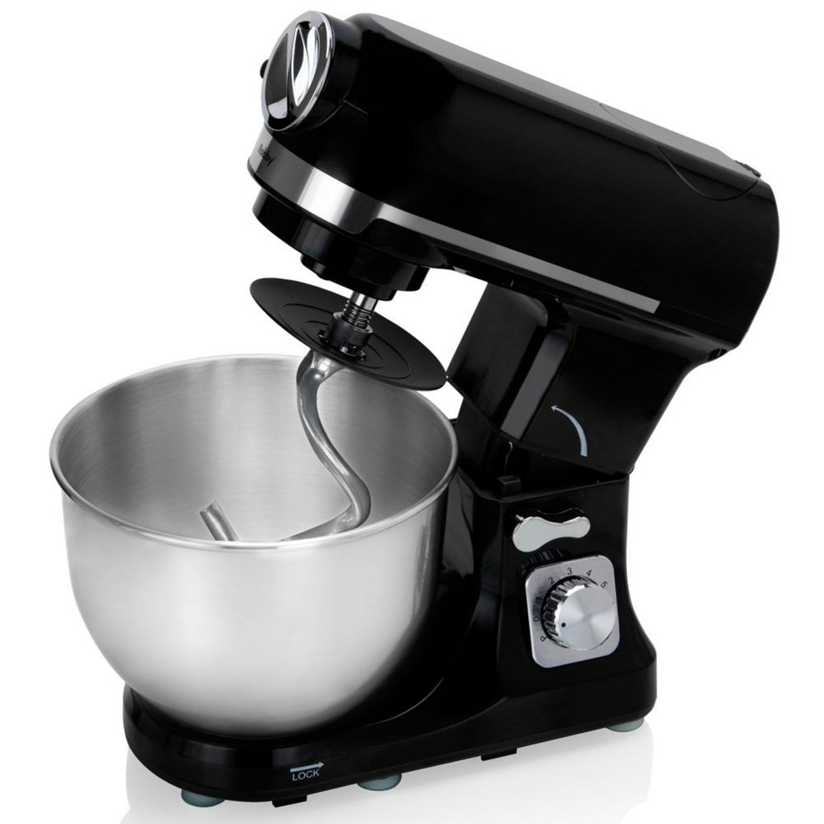 Robby Robot multifonctions 5l 1000w noir avec hachoir et blender 1,5l en verre - robimix noir