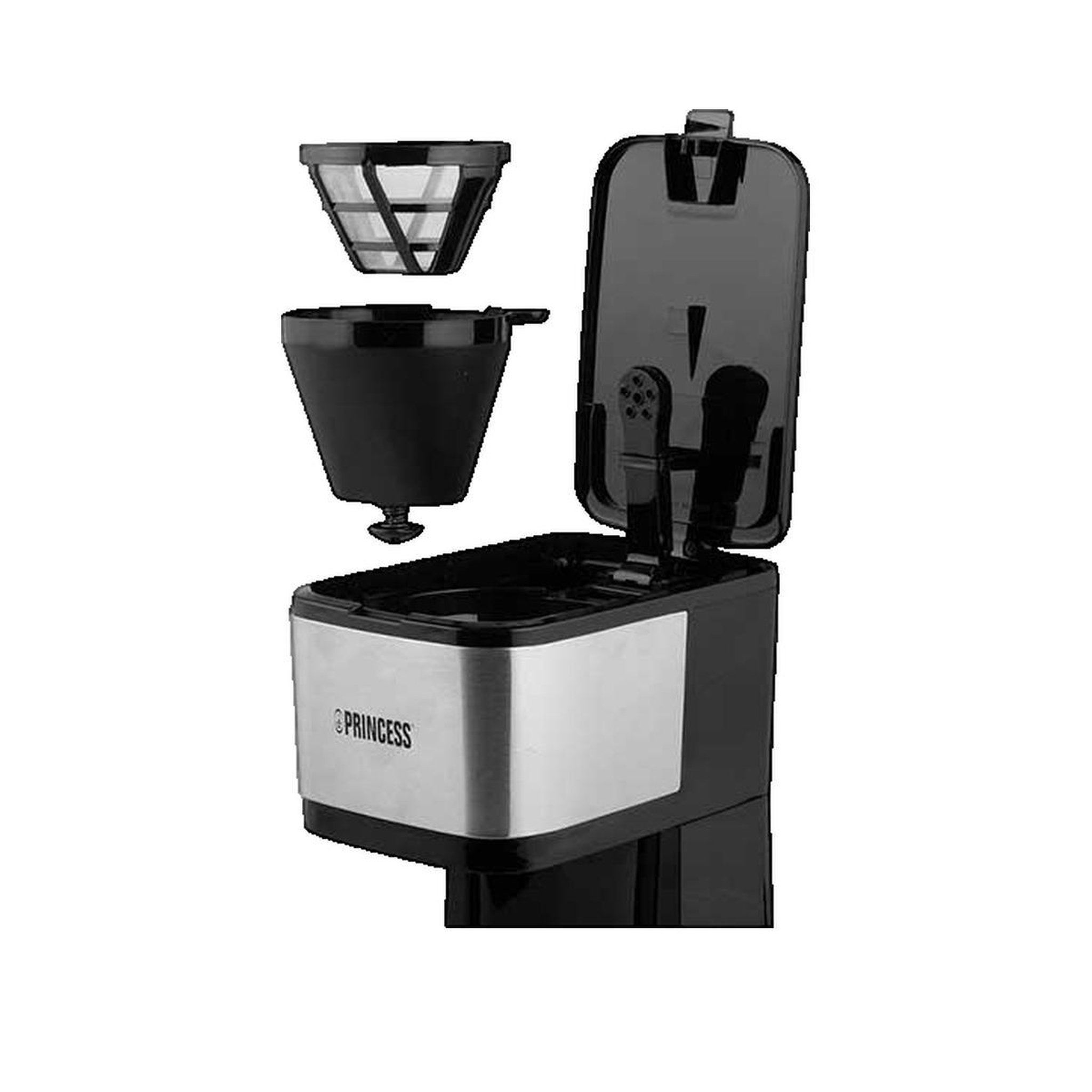 Voir la diapositive 3 : PRINCESS Cafetière Princess Compacte noire