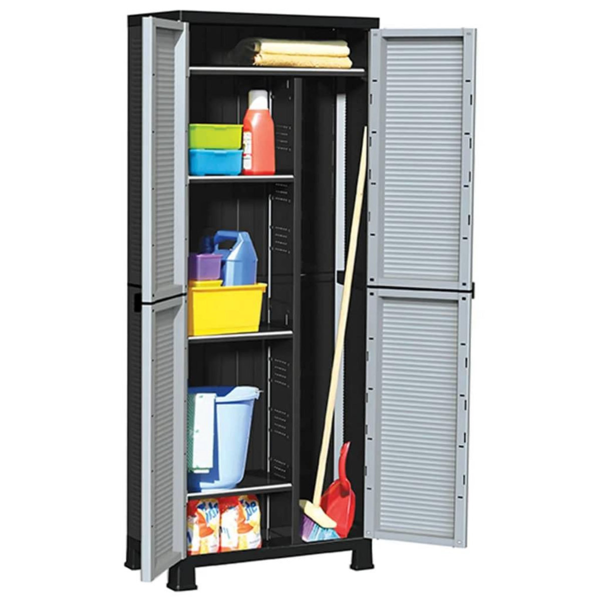 VIDAXL Armoire en plastique 68x39x171,5 cm