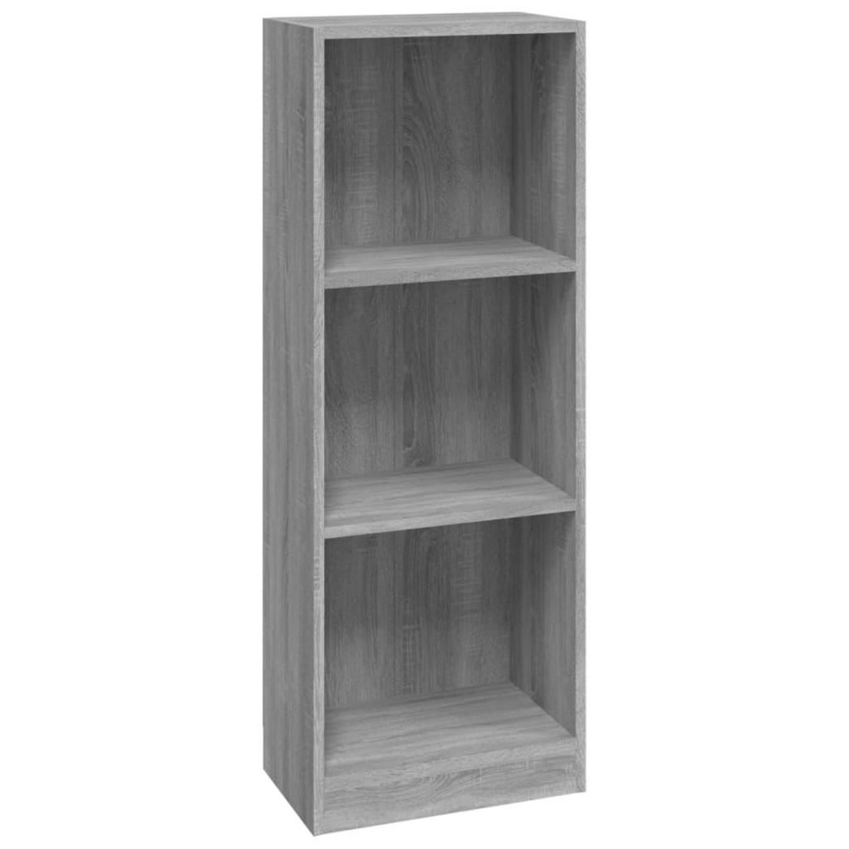 VIDAXL Bibliotheque 3 niveaux Sonoma gris 40x24x109 cm