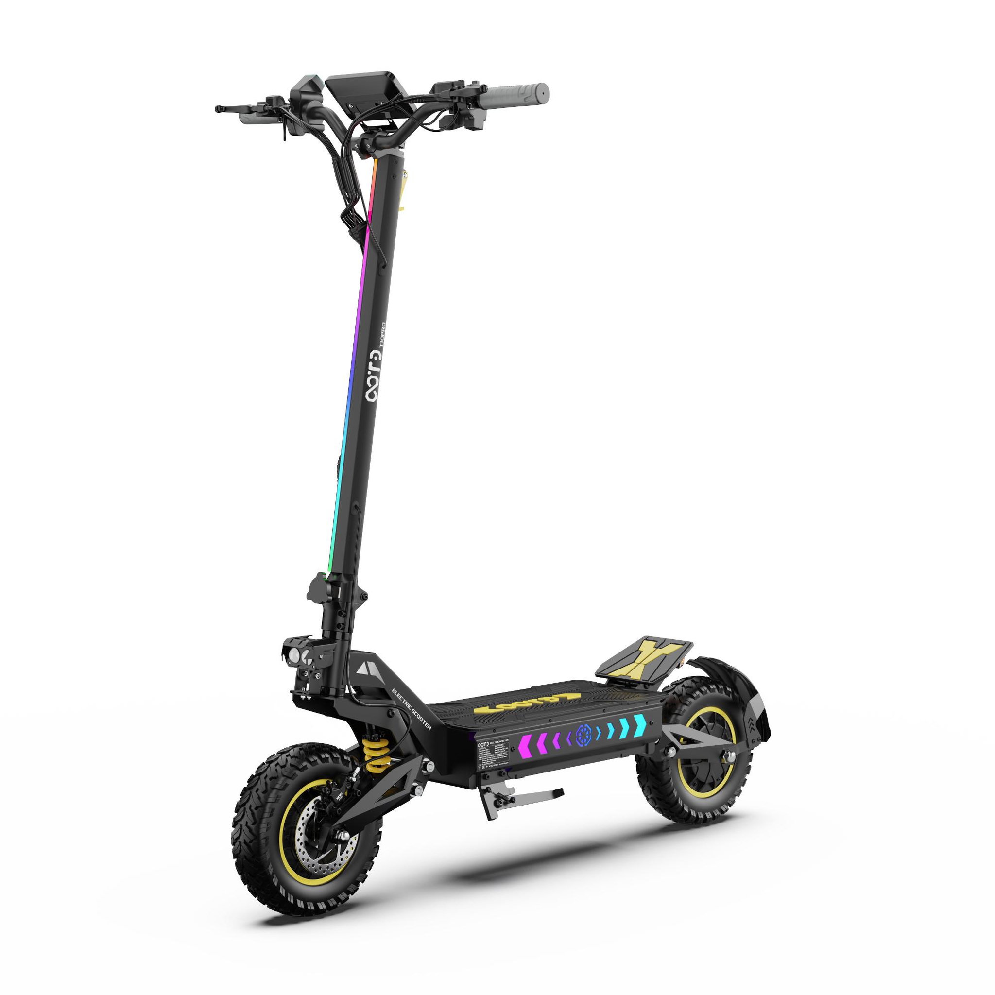 OOTD Trottinette Électrique  T10 PRO, Double Moteur, Batterie 52V 23,4Ah, Noir