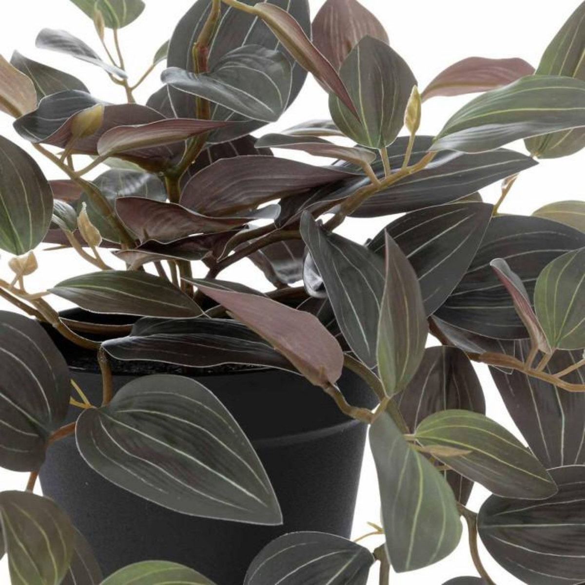 ATMOSPHERA Plante Artificielle en Pot  Tradescantia  45cm Noir
