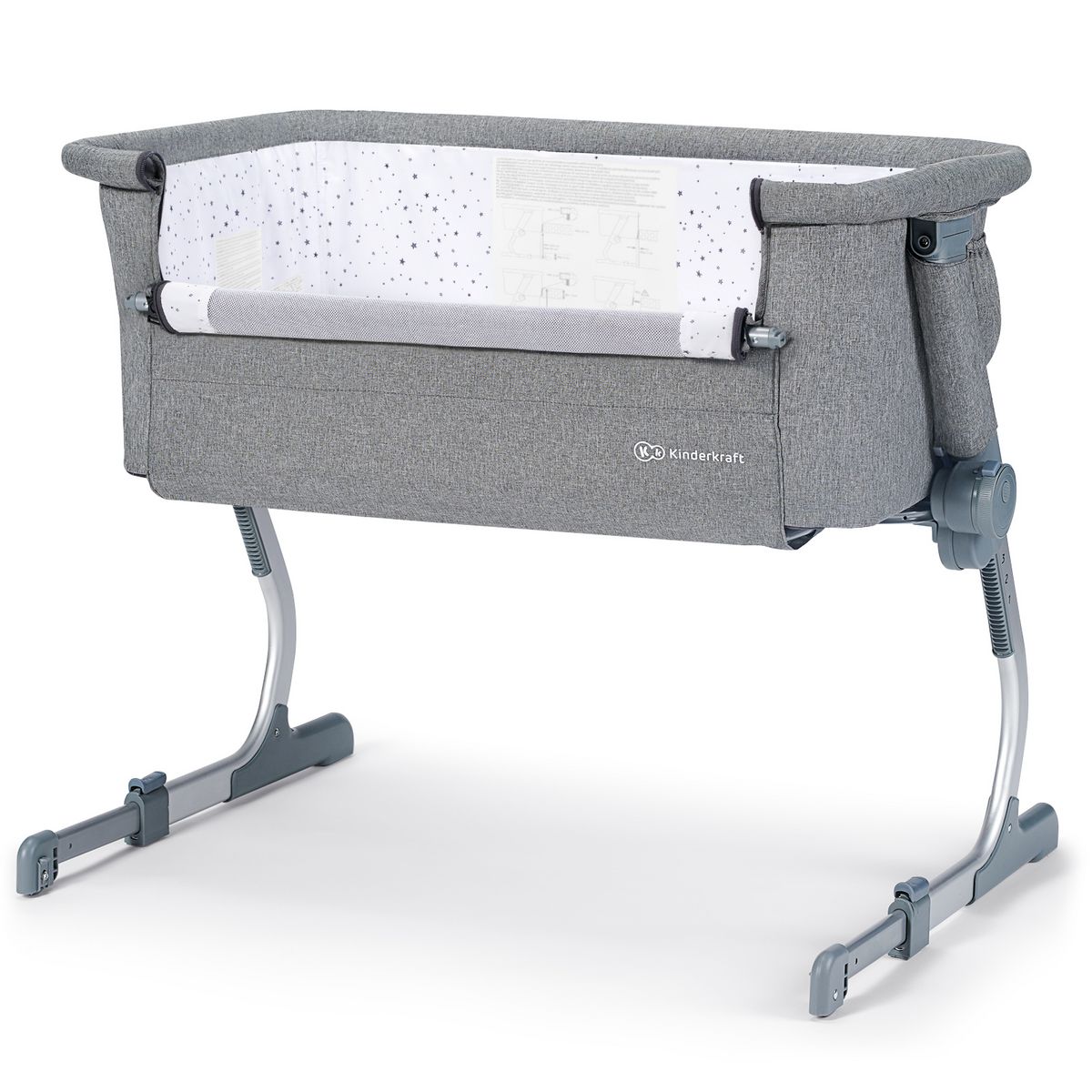 KINDERKRAFT Berceau cododo Uno UP - Gris