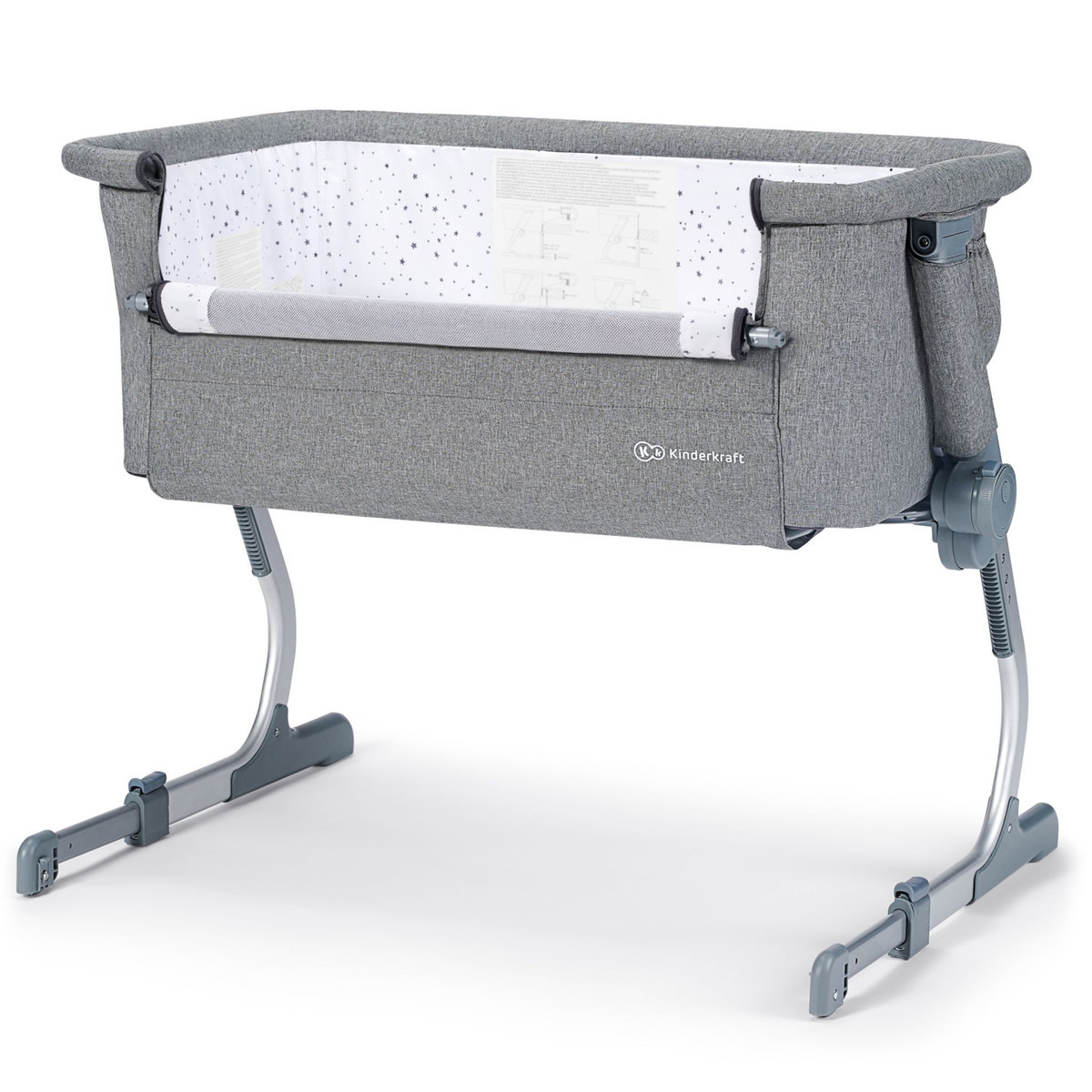 KINDERKRAFT Berceau cododo Uno UP - Gris