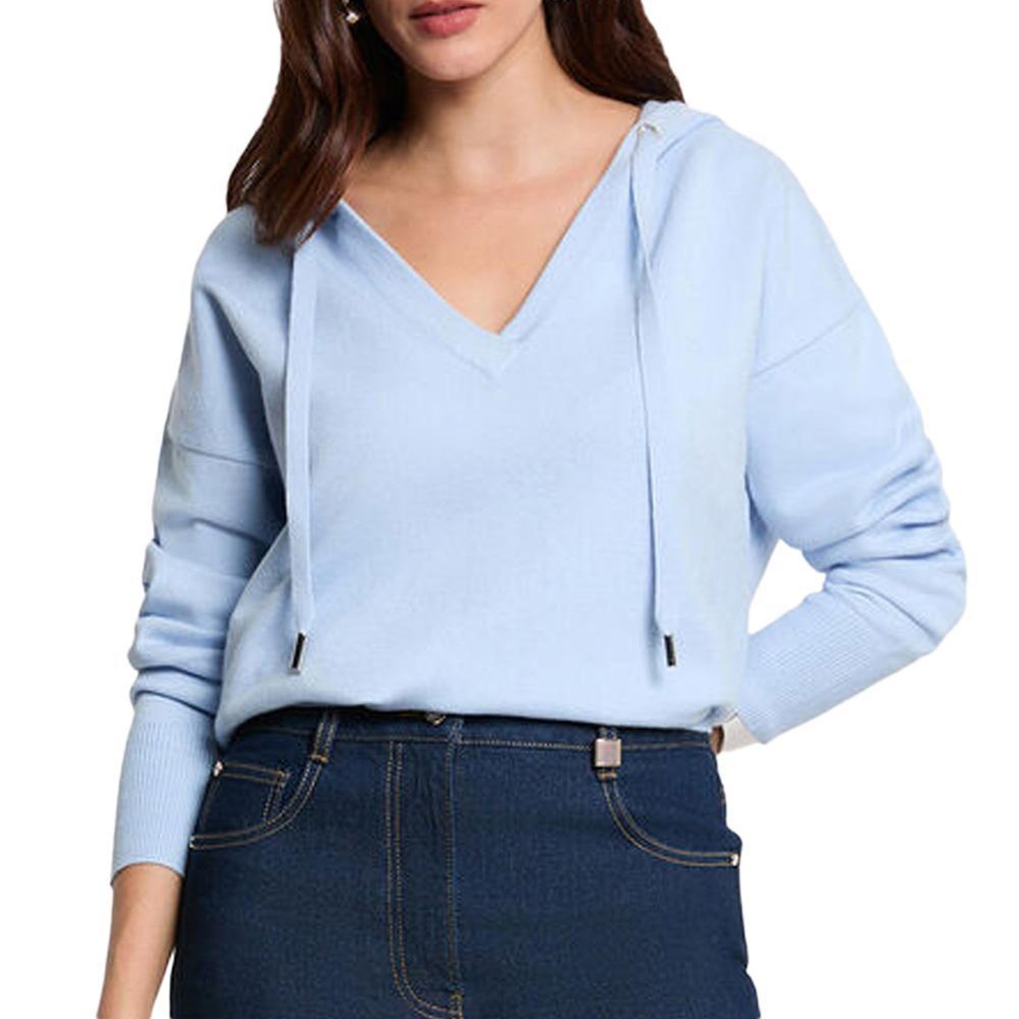 Voir la diapositive 1 : MORGAN Pull Bleu Femme Morgan MBALONA