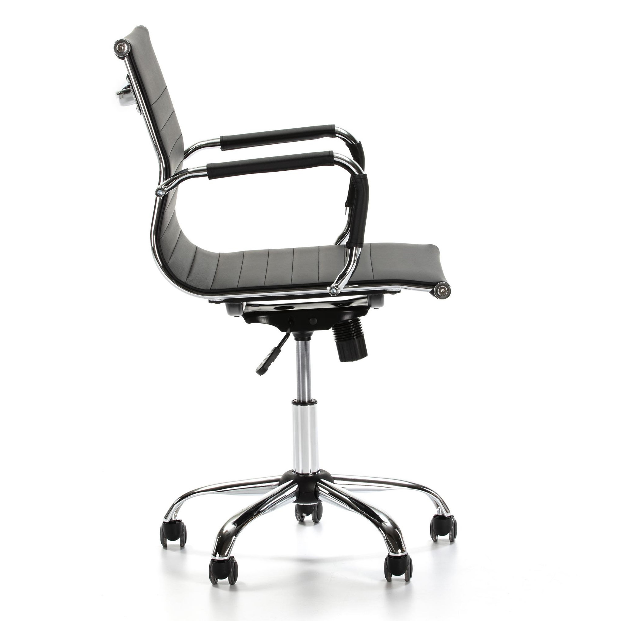 Voir la diapositive 2 : VS VENTA-STOCK Fauteuil de Bureau Croma inclinable Noir,Cuir Synthétique