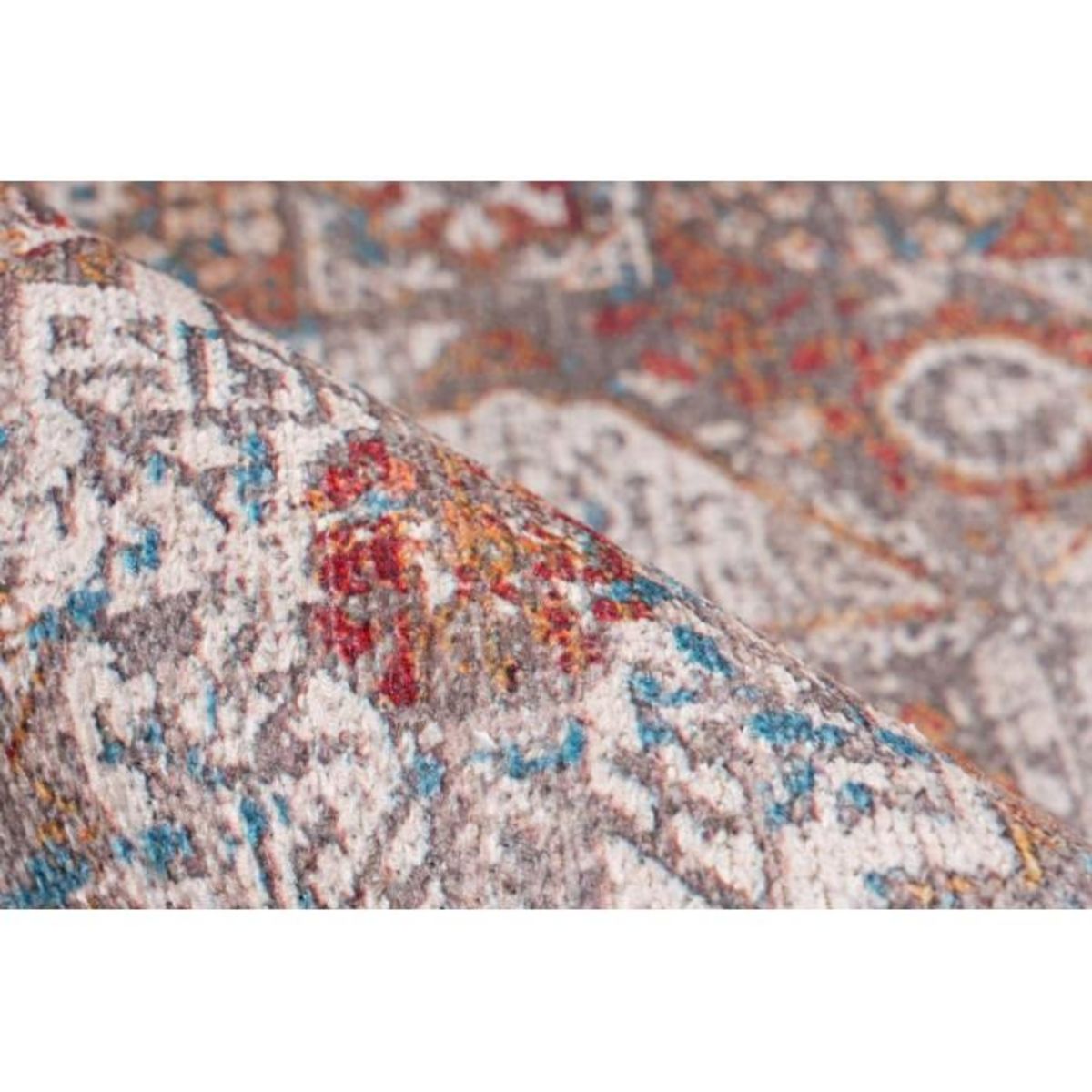 Paris Prix Tapis Tissé Vintage d'Orient  Faye  Multicolore