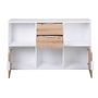 Voir la diapositive 4 : Paris Prix Buffet Design 6 Cases  Adam  70cm Blanc