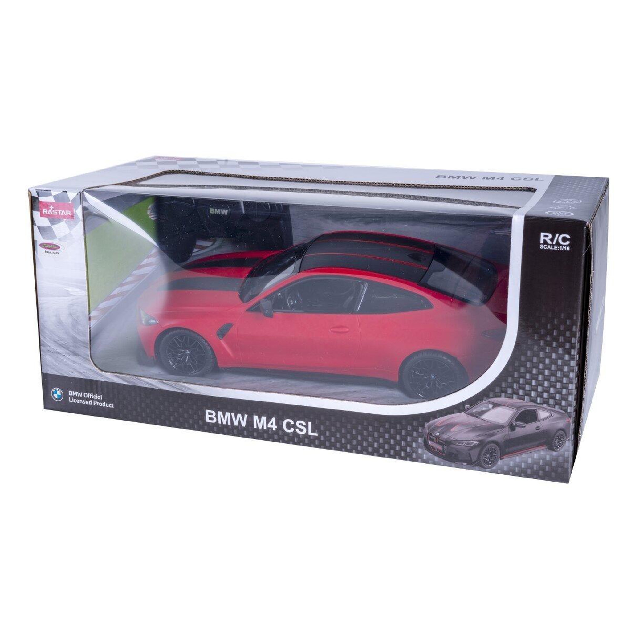 Voir la diapositive 3 : Jamara Voiture télécommandée bmw m4 csl 1:16 rouge 2,4ghz