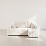 Voir la diapositive 5 : BEST MOBILIER Nicole - canapé d'angle réversible 4 places convertible avec coffre en tissu