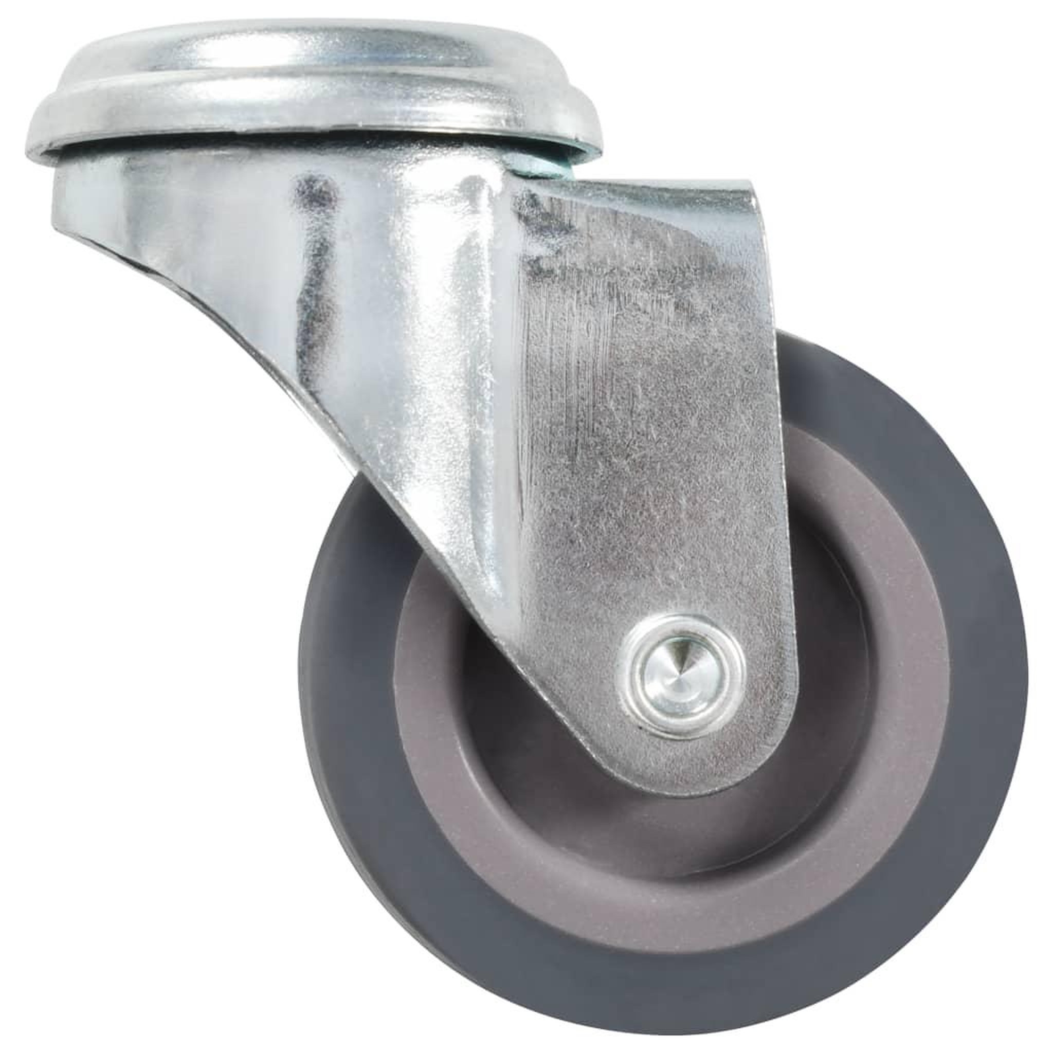 Voir la diapositive 4 : VIDAXL 4 pcs Roulettes pivotantes a trou de boulon 50 mm