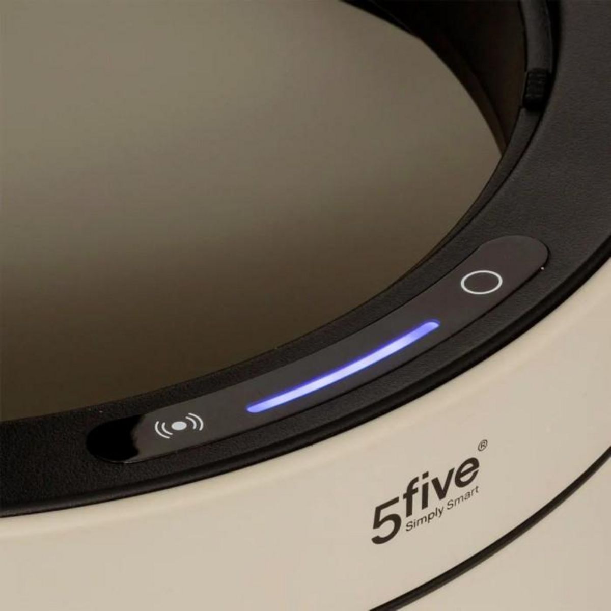 FIVE Poubelle de Cuisine Automatique en Métal  Delta  40L Argile