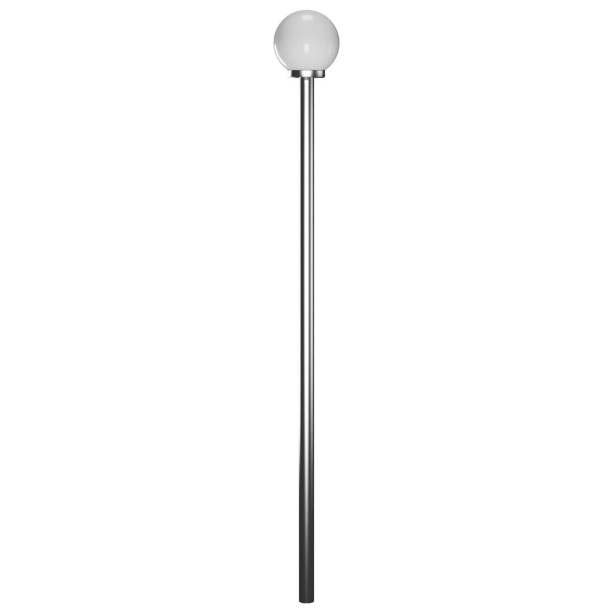 VIDAXL Lampadaire de jardin 2 lampes 220 cm