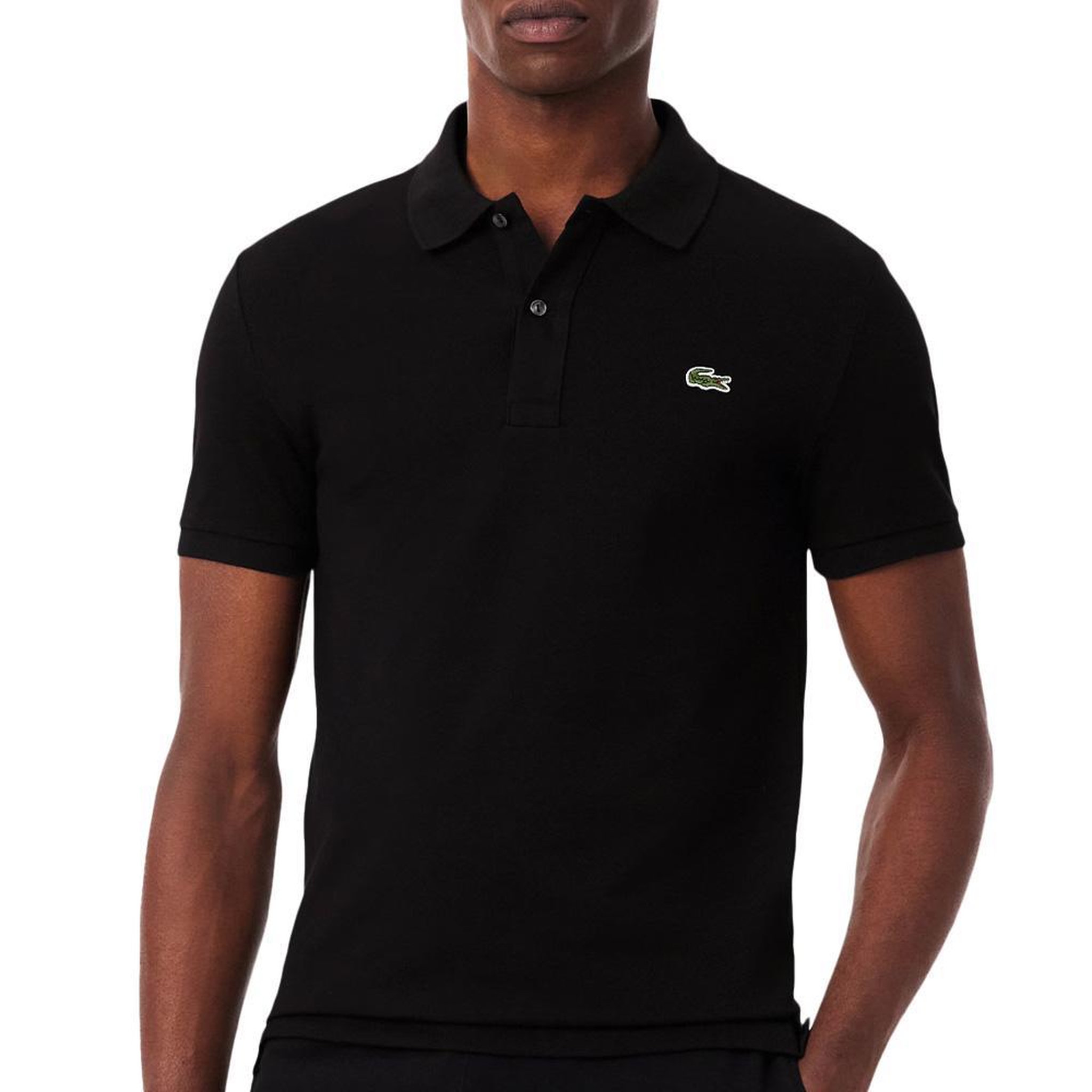 Lacoste Polo Noir Homme Lacoste DH2050031. Coloris disponibles : Noir