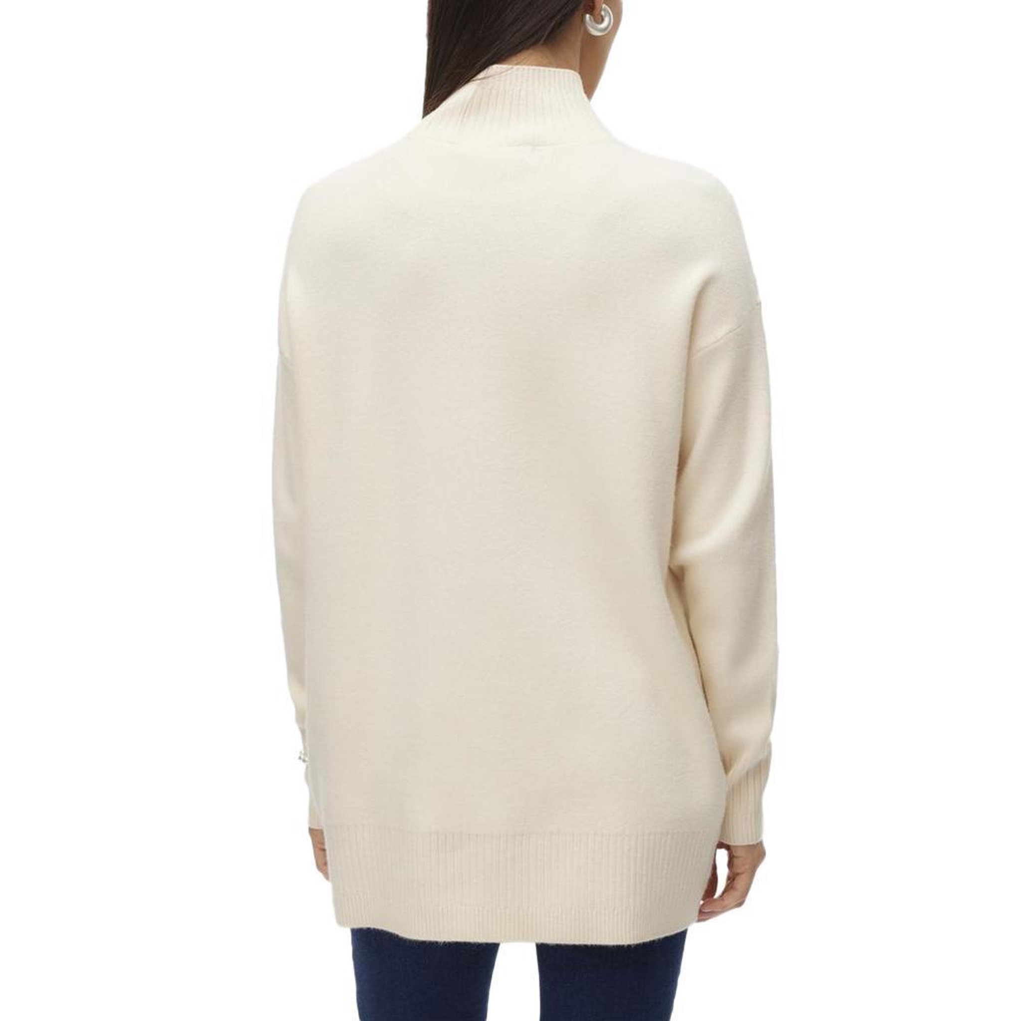 Voir la diapositive 2 : Vero Moda Pull Ecru Femme Vero Moda Gold