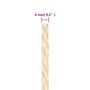 Voir la diapositive 5 : VIDAXL Corde 100 % sisal 6 mm 50 m