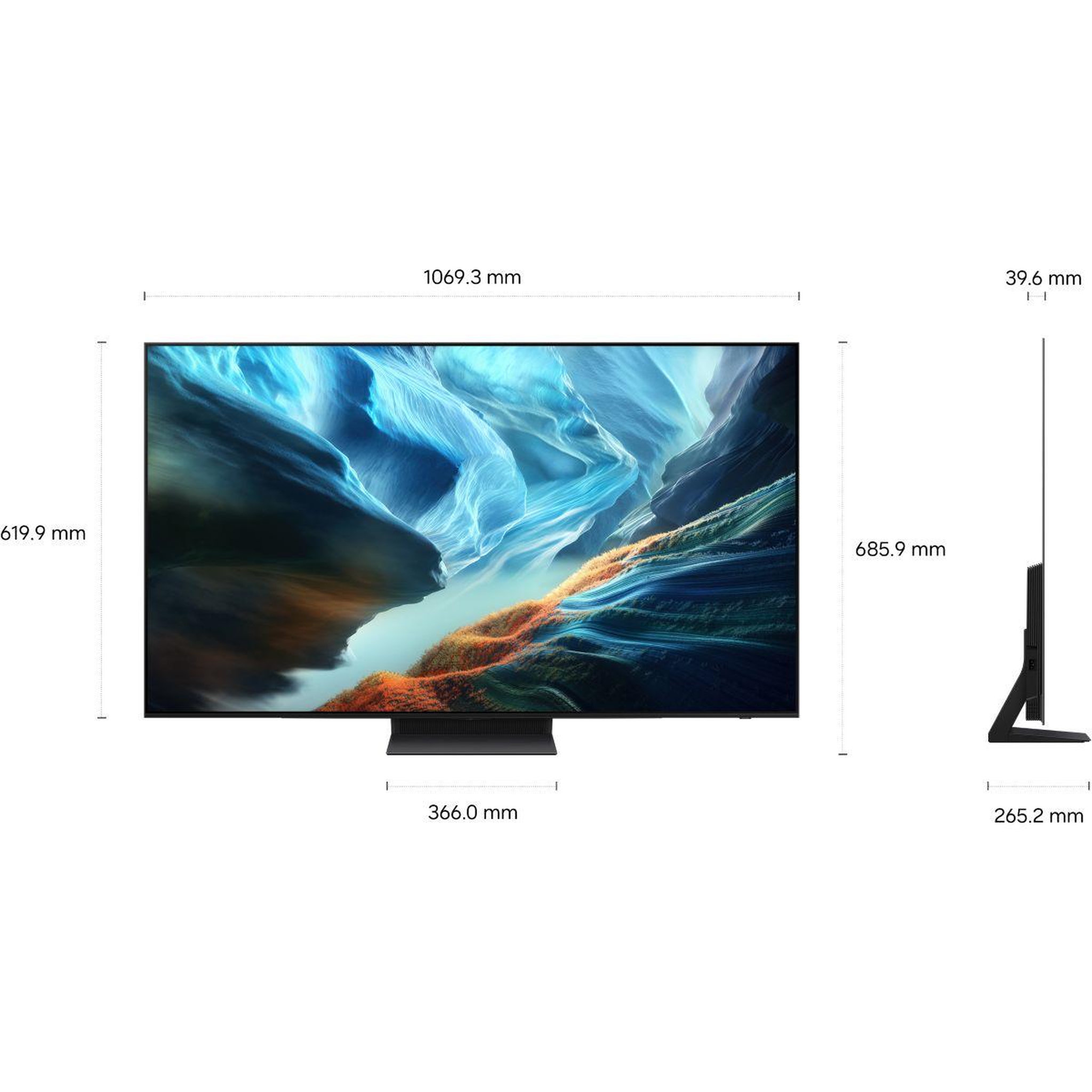 Voir la diapositive 2 : Samsung Tv oled tq48s92h (2026) 48  (120 cm) 4k - expérience gaming, smart tv avec ia, anti-reflet