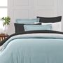 Voir la diapositive 3 : Sensei Maison Housse de couette en percale coton SOFT PERCALE
