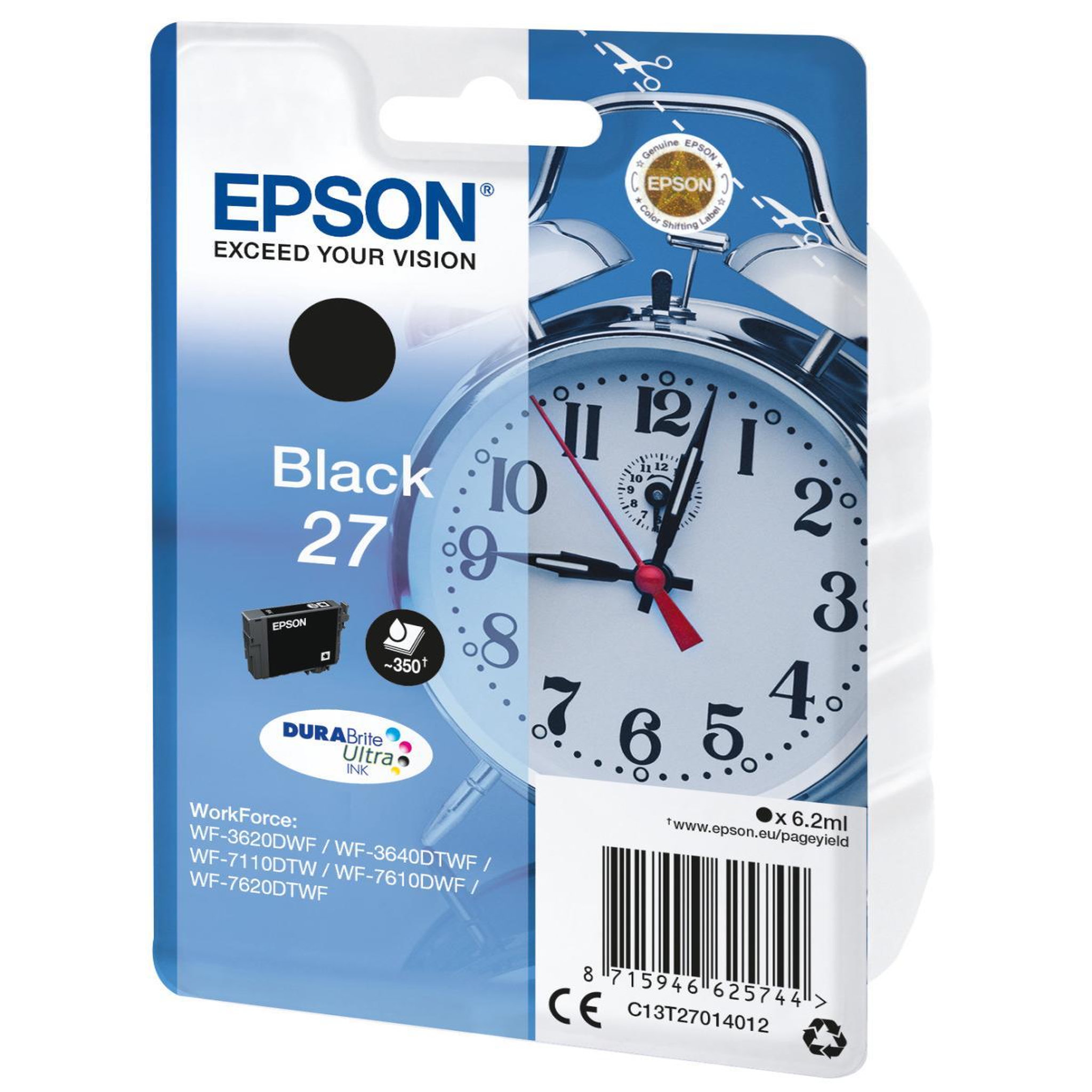 Voir la diapositive 3 : Epson Cartouche d encre Epson REVEIL NOIR